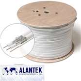 Dây cáp đồng trục Alantek RG6 Tri-Shield 301-RG0600-3SWH-1223